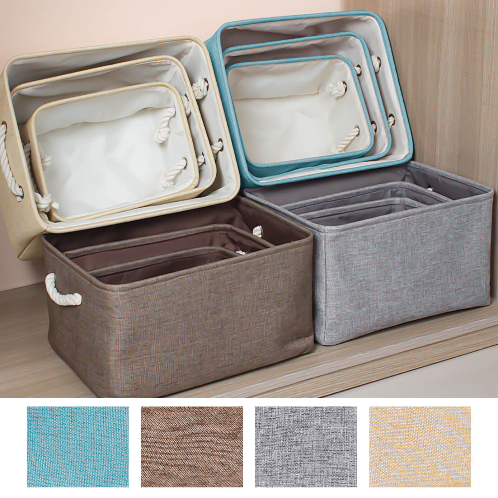 Storage Bin, 3 Pcs - BCBMALL