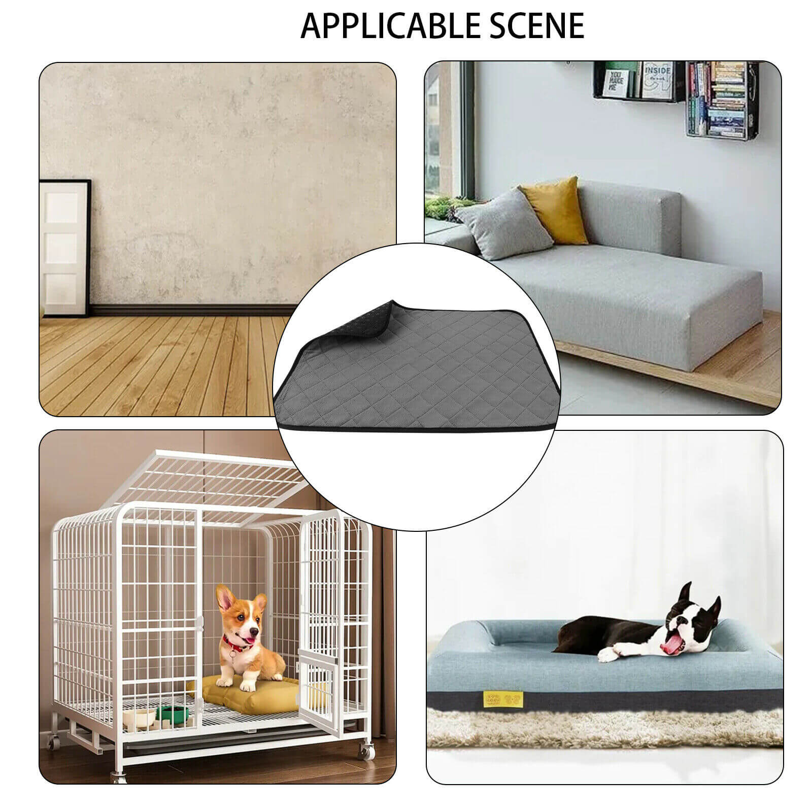 usage of Thick Coral Fleece Pet Pee Pad