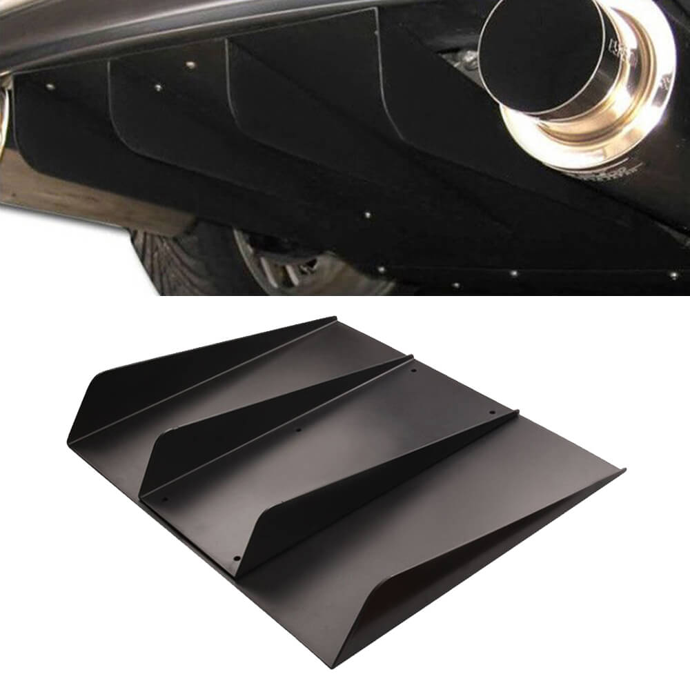 Rear Bumper 4 Shark Fins Diffuser - BCBMALL