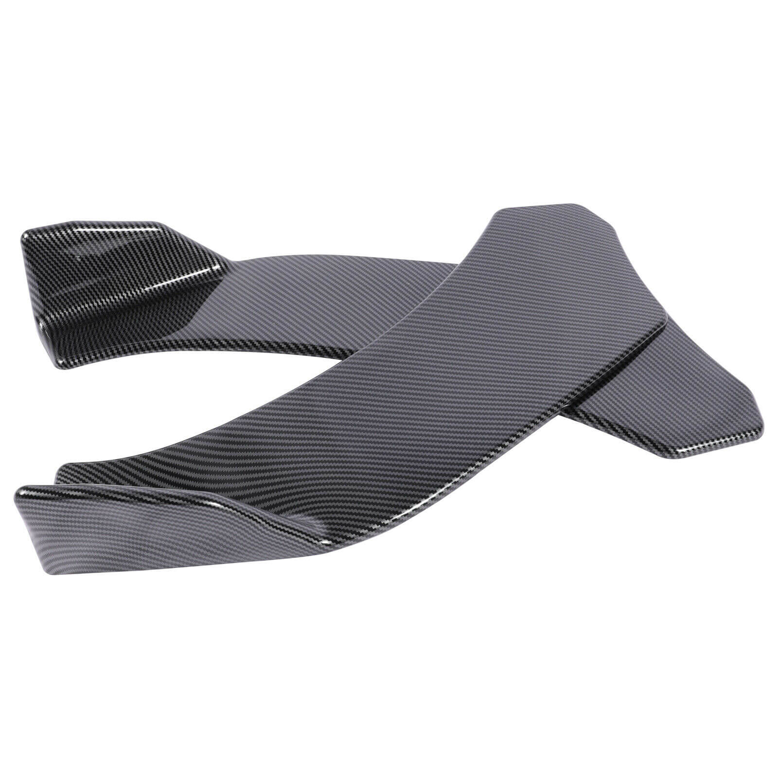 Display of Universal Car Front Bumper Lip Body Kit Spoiler, 4Pcs