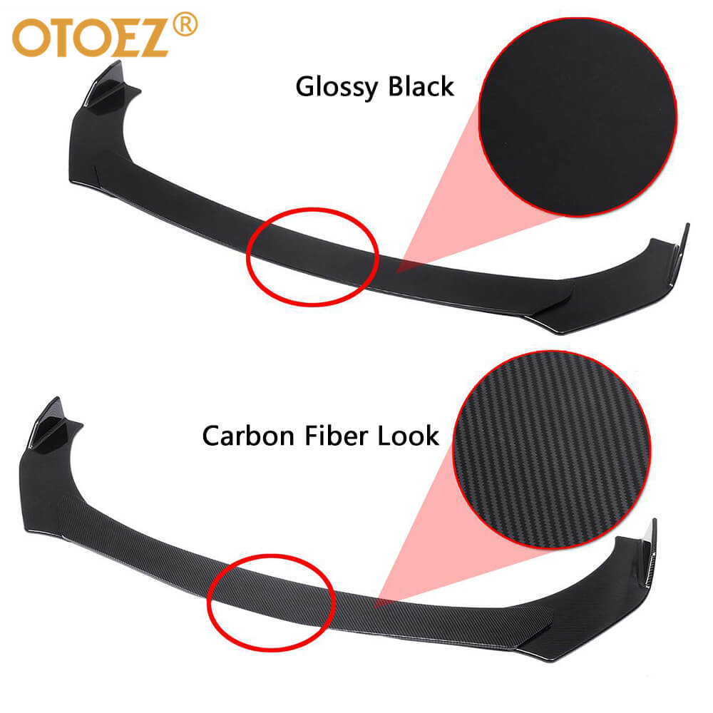 Universal Car Front Bumper Splitter Spoiler Body Kit - BCBMALL