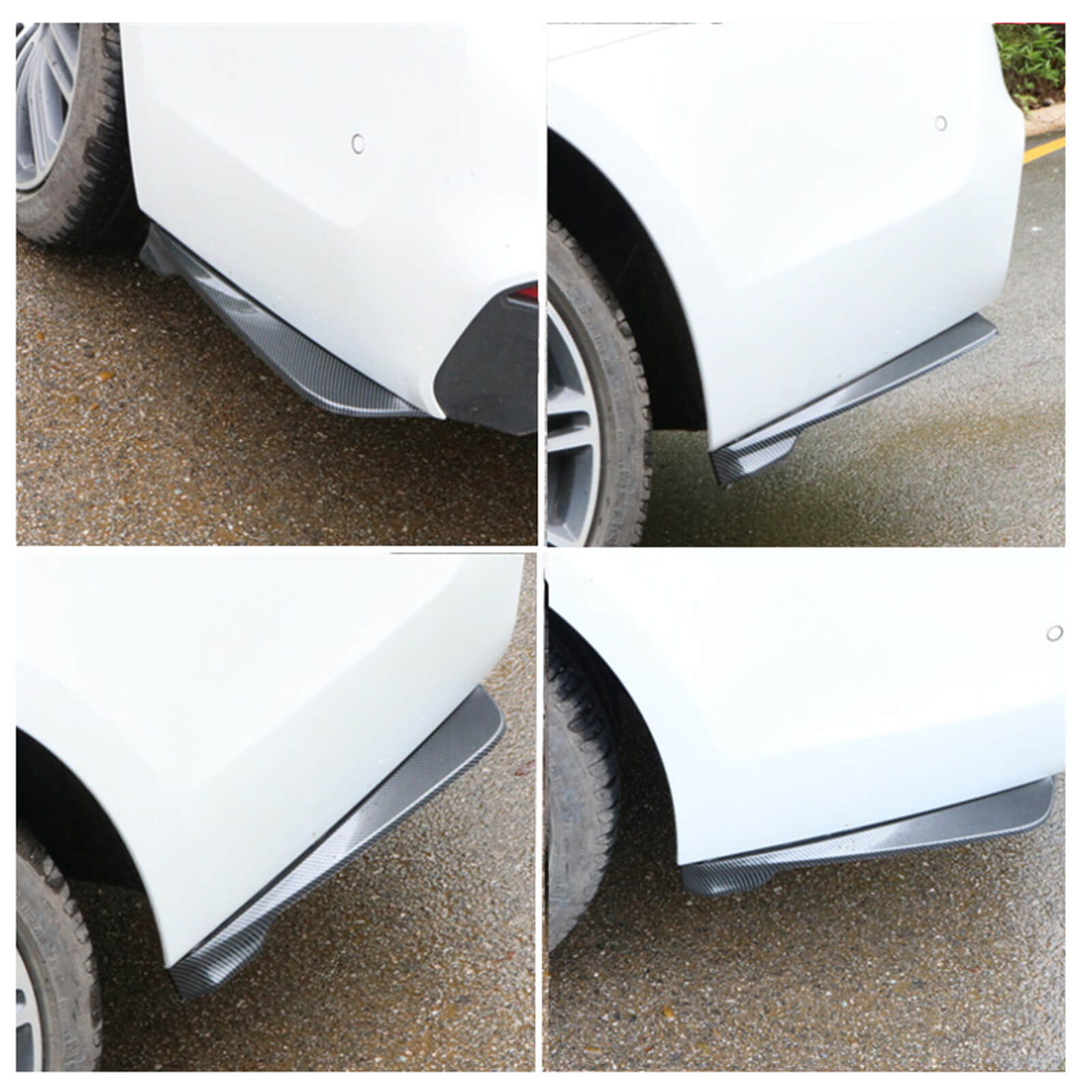 Universal Rear Bumper Lip Diffuser Splitter Body Kit - BCBMALL