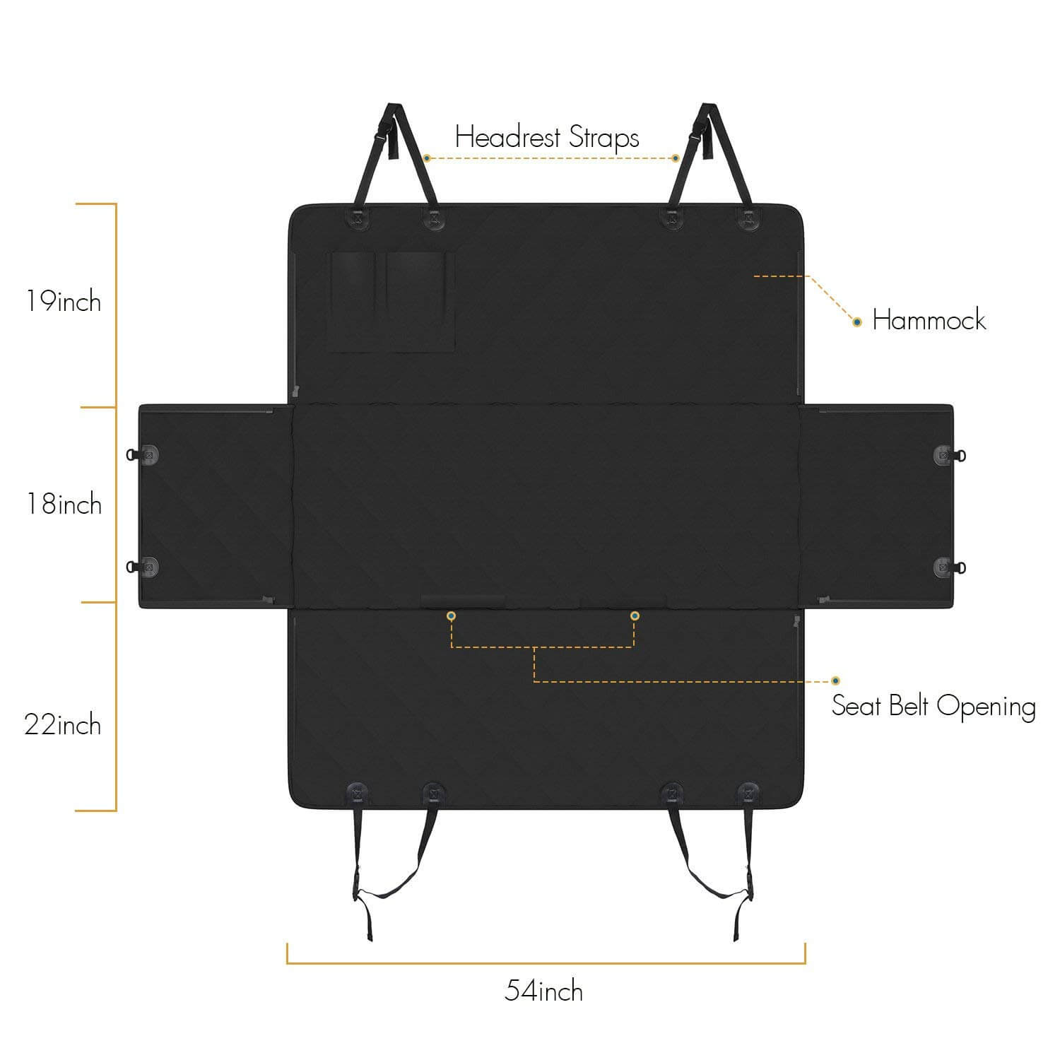 Waterproof Car Pet Seat Hammock Cover - BCBMALL