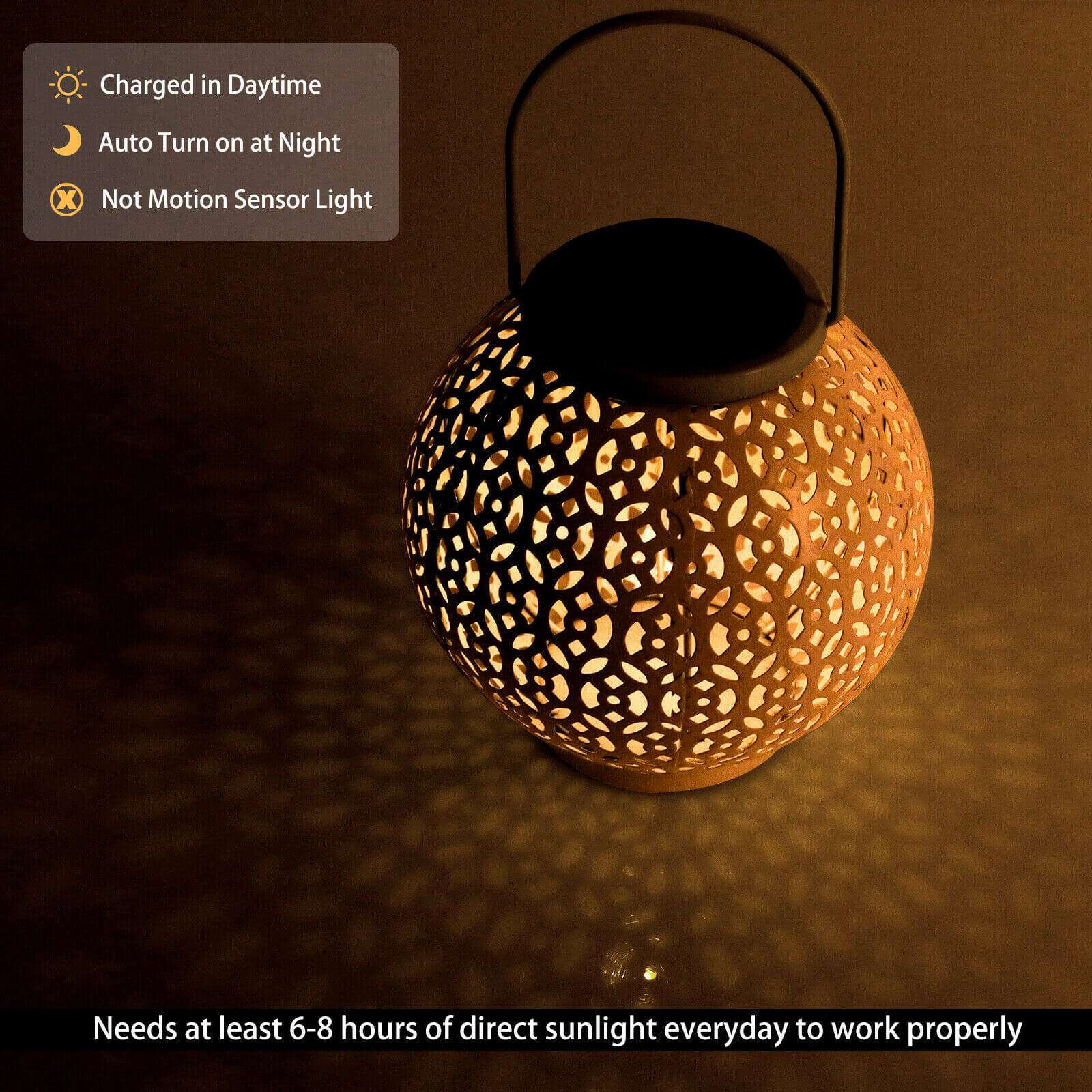 special design of Waterproof Solar Hanging Lights