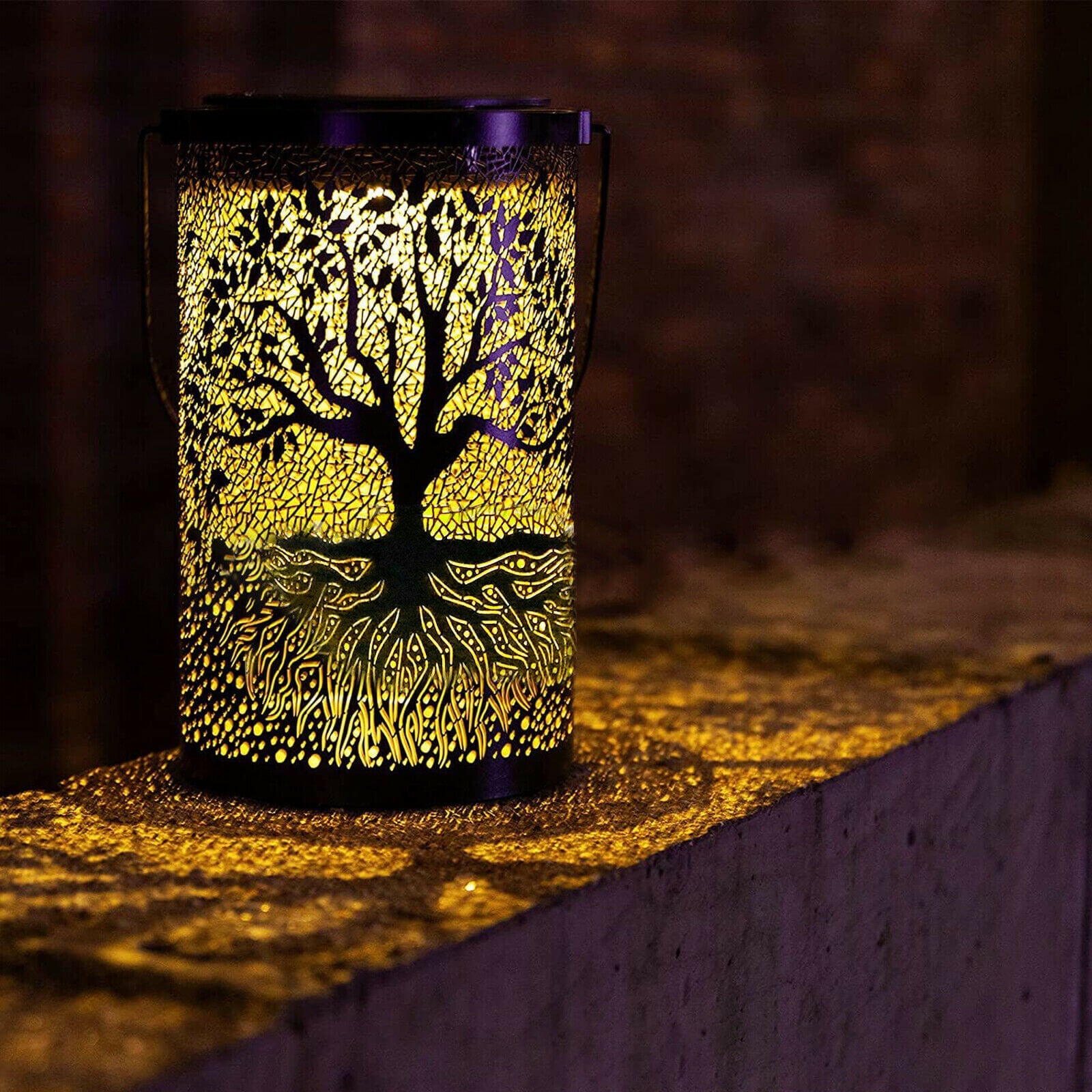 tree detail of Waterproof Solar Hanging Lights