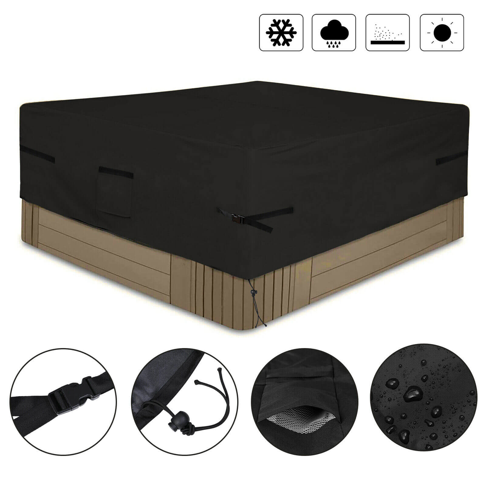 600D Hot Tub Spa Cover - BCBMALL