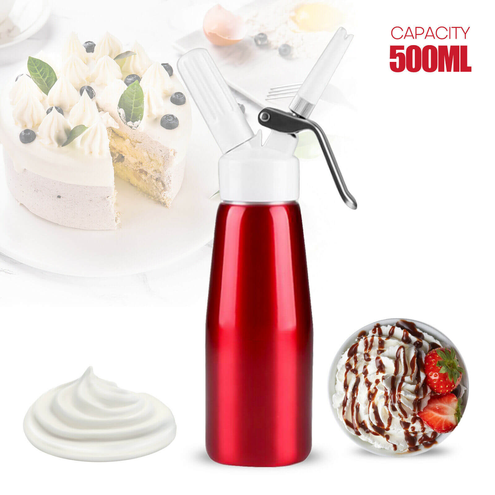 large Whipped Cream Dispenser