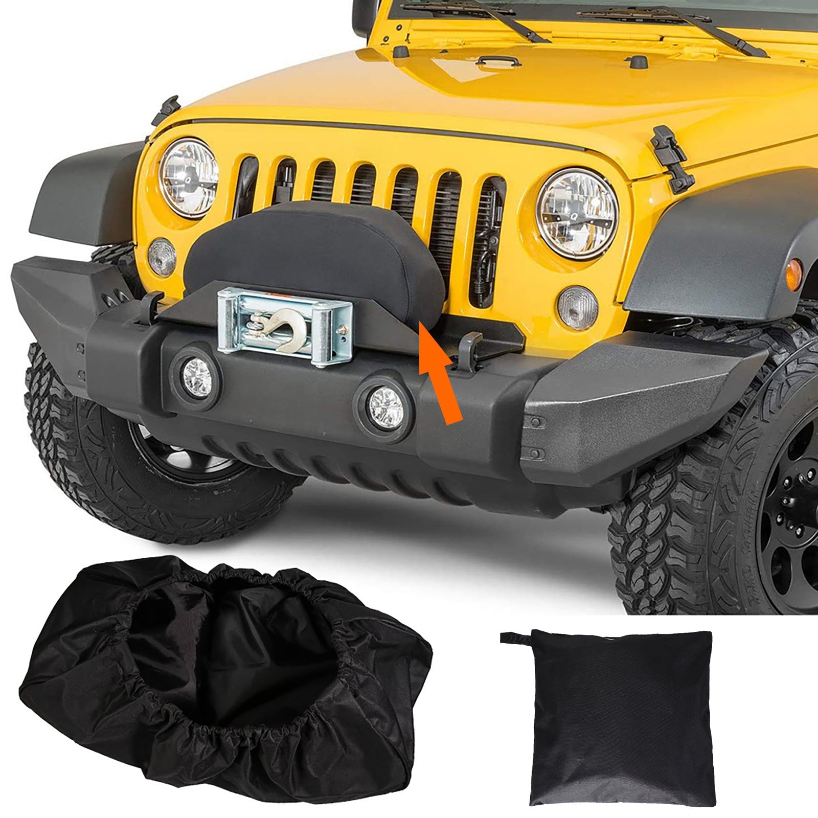 Winch Dust Cover Fits 8500 to 17500 Lbs - BCBMALL