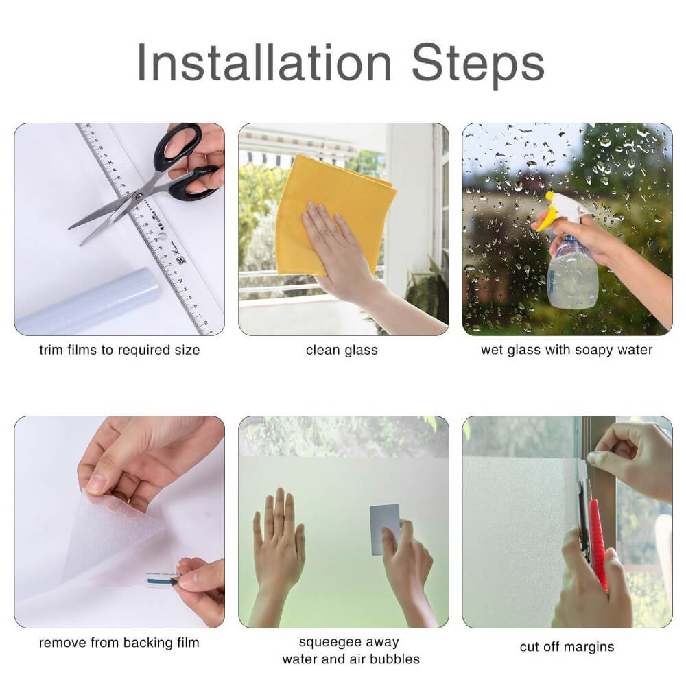 Window Glass Self-Adhesive Film - BCBMALL