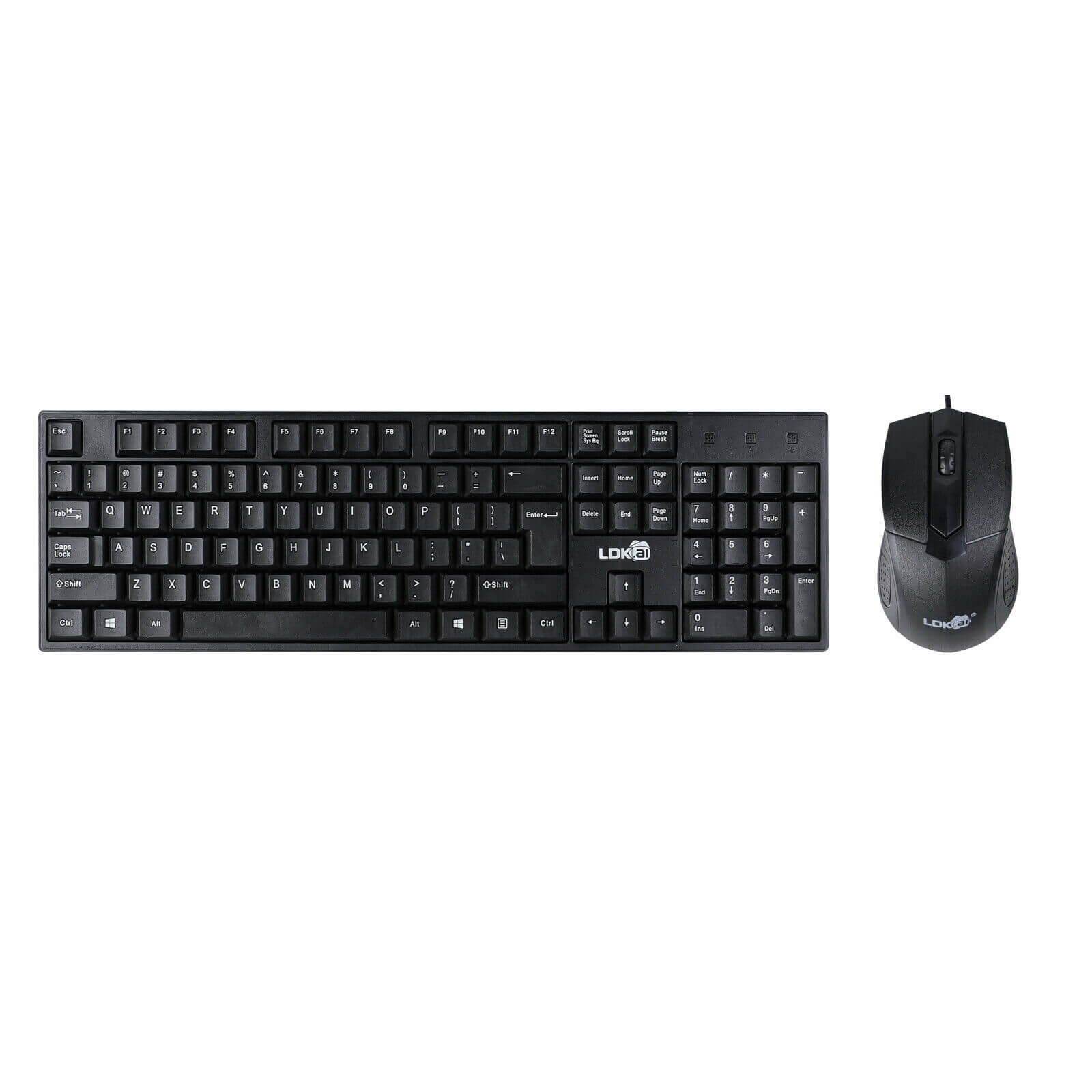 Wired Gaming Keyboard and Mouse Combo w/ LED Backlight - BCBMALL