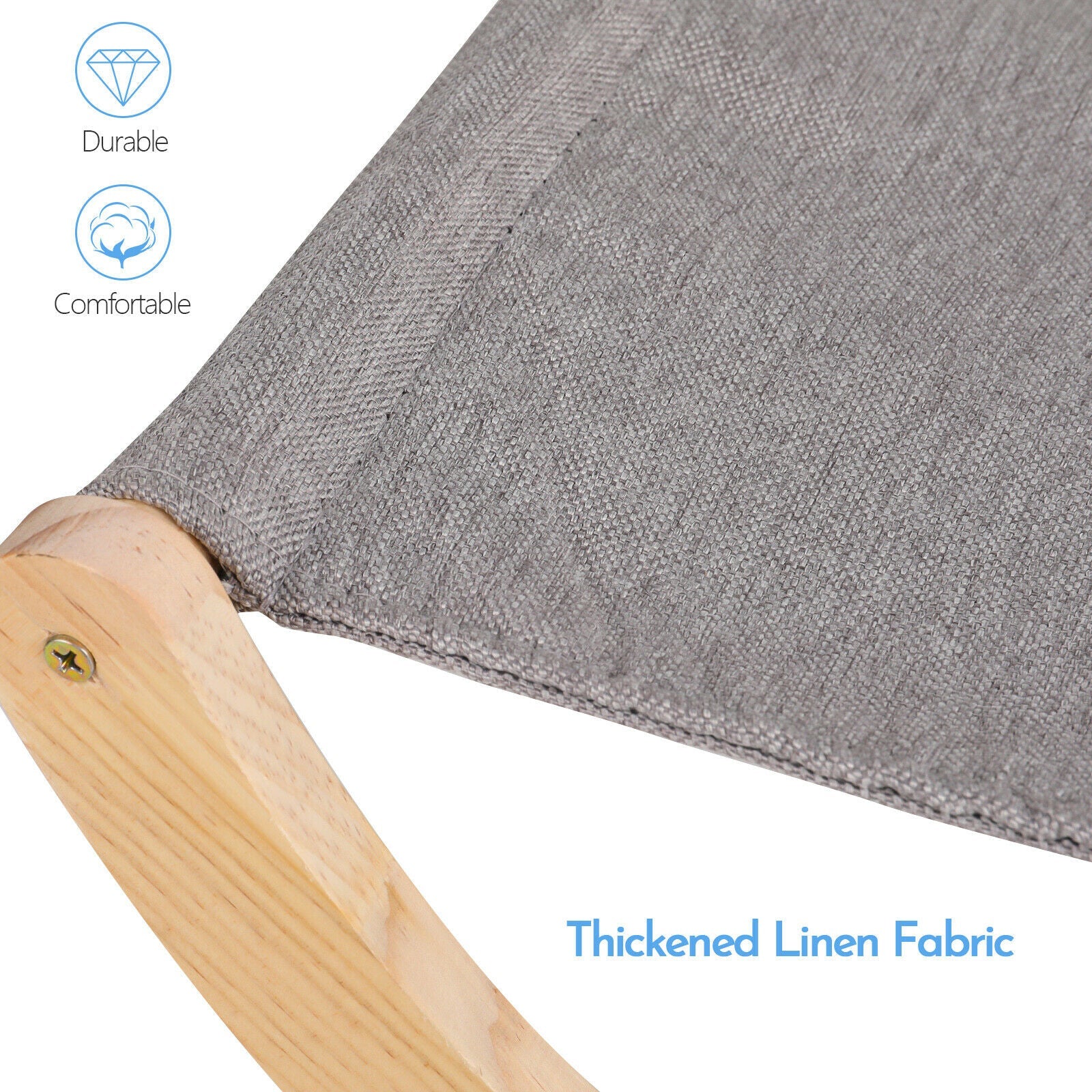 Wooden Cat Hammock Replacement Mat detail