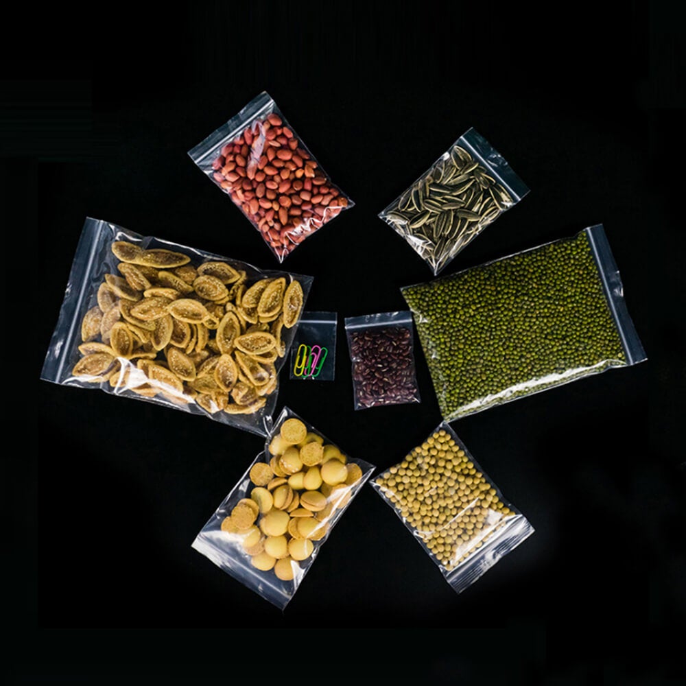 Zip Lock Poly Zipper Bags, 2 Mil - BCBMALL