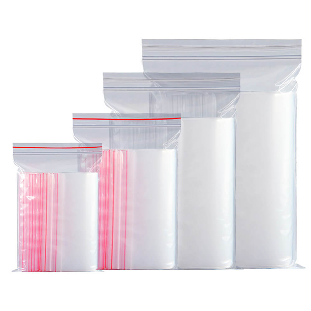 Zip Lock Poly Zipper Bags, 2 Mil - BCBMALL