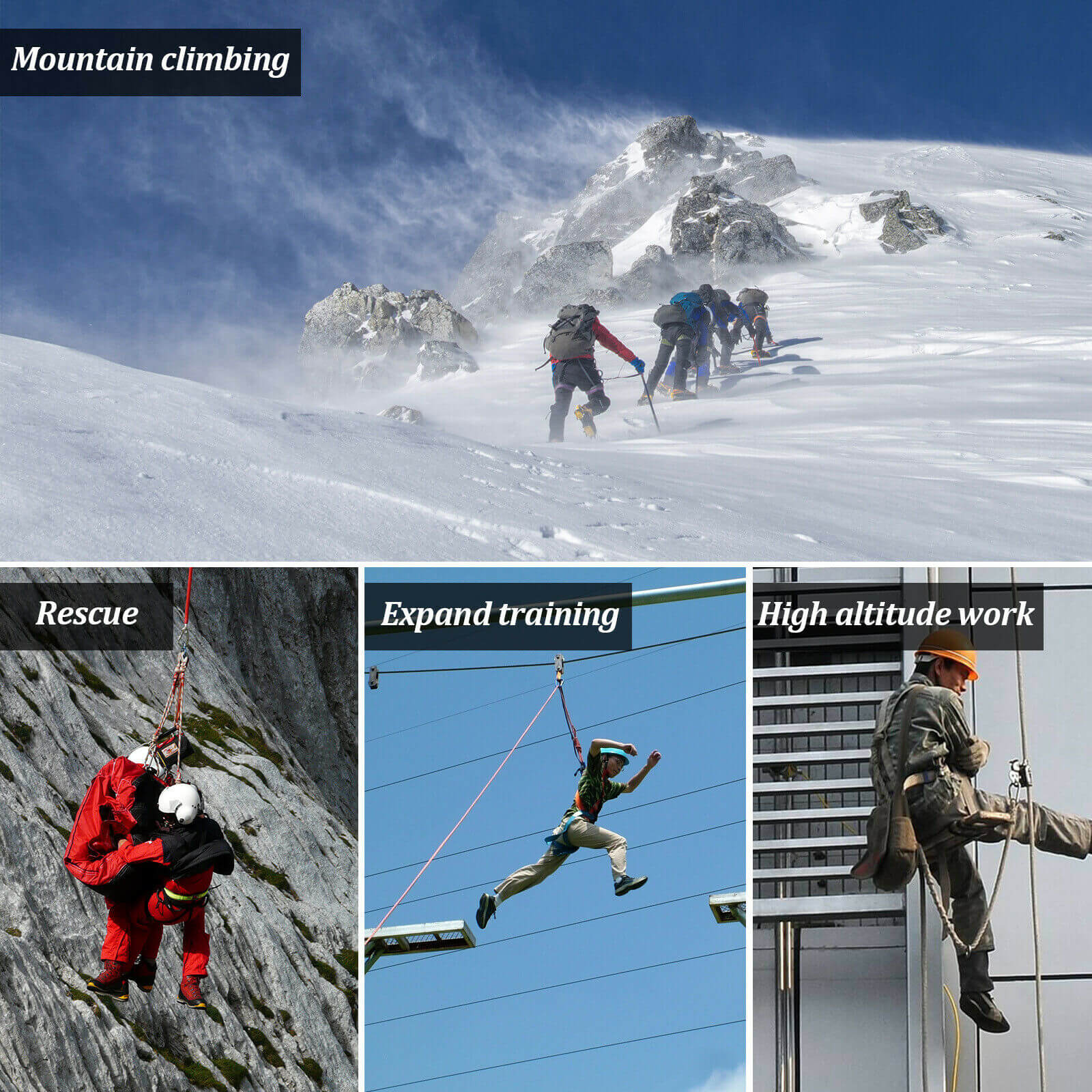 12MM Outdoor Climbing Rope - BCBMALL