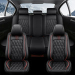 Universal Car Seat Covers 5 Seats Full Set Automotive Leather Protector