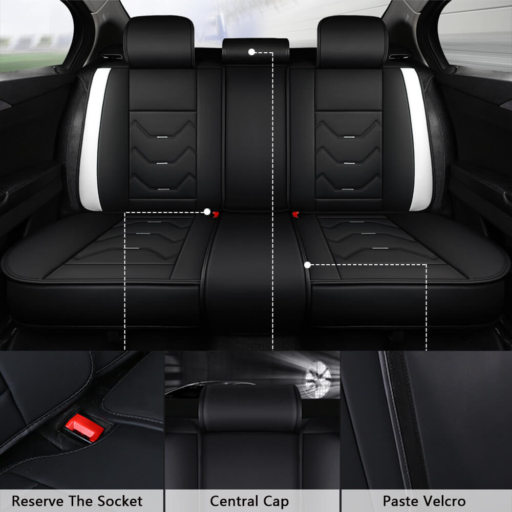 5 Seat Universal Car PU Leather Seat Cover