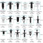 Car Body Plastic Rivets & Fastener Removal Tool, 465 Pcs/Set - BCBMALL
