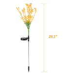 LED Solar Flower Light, 2 Pcs - BCBMALL