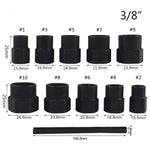 Nut Bolt Extractor Socket, 11pcs - BCBMALL