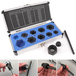 Nut Bolt Extractor Socket, 11pcs - BCBMALL