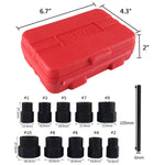 Nut Lock Remover Twist Sockets - BCBMALL