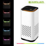 colorful lights of Portable Mini Air Purifier