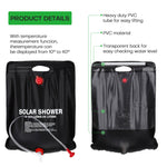 Details of the solar camping shower bag