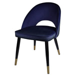 Velvet Upholstered Dining Chairs, Set of 2 - BCBMALL