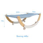 Wooden Cat Hammock Replacement Mat blue size